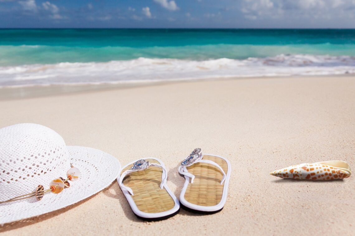 Flip Flops on the beach