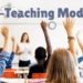 Header that has an image of an engaged classroom and says "Co-Teaching Models"